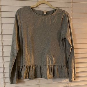 Women’s medium boho J Crew peplum top